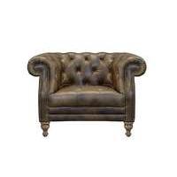 New England Yale Leather Armchai...