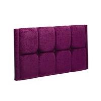 new design tiffany fabric 4 6 double aubergine chenille fabric headboa ...