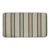 New Design Venus - Blue Stripe 3\' Single Blue Stripe Fabric Headboard