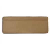 New Design Katie - Coffee 4\' Small Double Coffee Faux Suede Fabric Headboard