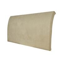 New Design Alpha - Latte 3\' Single Latte Faux Suede Headboard Only Fabric Headboard