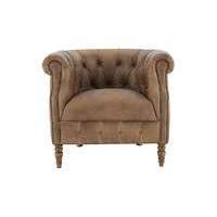 New England Dukes Leather Armcha...