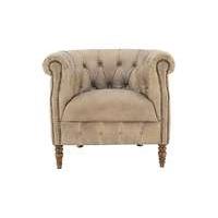 New England Dukes Leather Armcha...