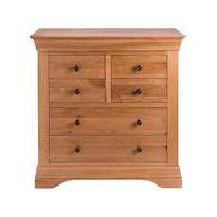 newark solid oak and oak veneer chest