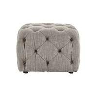 New England Maine Fabric Footstool