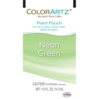 Neon Green Colorartz Airbrush Paint Pouch