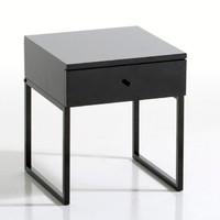 NEWARK High Gloss 1-Drawer Bedside Table