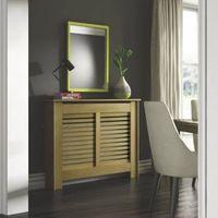 new suffolk medium oak veneer radiator cover