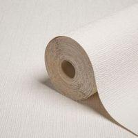 New England Maine White Weave Paintable Wallpaper