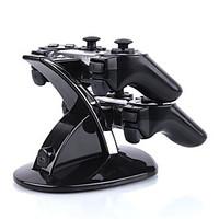 NEW LED Dual Controller Charger Dock Station Stand Charging for Playstation PS3(Send A Pair Thumb Stick Grips Cap)