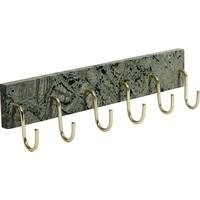 Necklace Dark Green Marble Rack with Hooks (Set of 2)