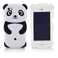 New Most Popular Cute 3D Panda Silicone Back Soft Phone Case Protective Cover Skin For Apple iPod touch 6/5