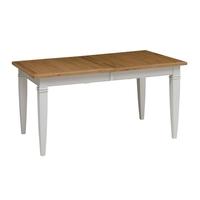 new england light grey 160cm 205cm extending table