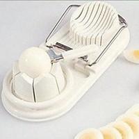 New Practical 2 in 1 Multi-functional Kitchen Tool Egg Cutter Slicer Chopper