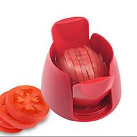 New Novelty Kitchen Tools Stainless Steel Manual Tomato Slicer Fruit Vegetables Cutter Chipper