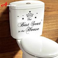new cartoon pattern best seat waterproof wall sticker for toilet bathr ...