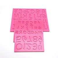 new 3pcs letter alphabet 3d silicone cake mold fondant molds sugarcraf ...