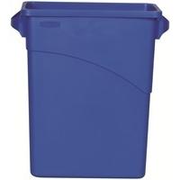 Newell Slim Jim Container 60 Litre Recycling Logo Blue