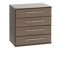 new york 4 chest of drawers gloss black