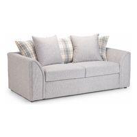 Nevada Fabric 2 Seater Sofa Lisbon Silver