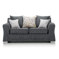 New York Fabric 2 Seater Sofa Lisbon Grey