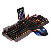 new design usb gaming keyboard and mouse set backlights multimedia key ...