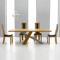 Nevada 225cm Dining Table with 4 Denver Chairs