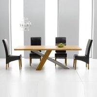 nevada 195 dining table with 4 venice chairs