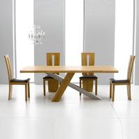 nevada 180cm dining table with 4 colorado chairs