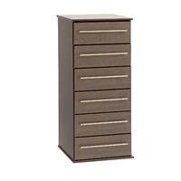 New York 6 Drawer Narrow Chest Wenge