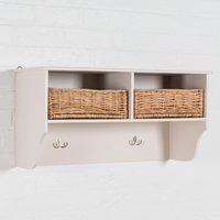 Newport 2 Basket Storage Shelf Rack