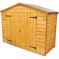 new forest 161x213x85cm timber bike store