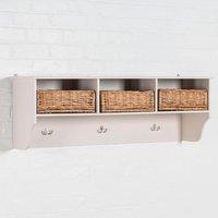 Newport 3 Basket Storage Shelf Rack