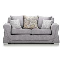 New York Fabric 2 Seater Sofabed Lisbon Silver