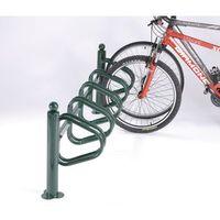 NEW YORK CYCLE RACK 5 BIKES GREEN PAINTED