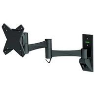 newstar tvflatscreen wall mount 3 pivots tiltable for 10 30 screen bla ...