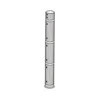 Newstar 100 cm extension pole for FPMA-C200/C400SILVER/PLASMA-C100/PLASMA-M1200 (x2) - Silver