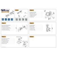 Newstar TV/Monitor Wall Mount (Full Motion and height adjustable) for 10\