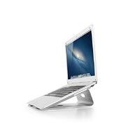 NewStar NSLS025 Tilted Brushed Aluminium Stand for Laptop and Macbook - Silver