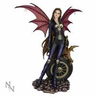nemesis now violeta vampire 585cm biker chick statue figurine figure