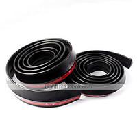 Newest 2.5M/ Roll Car styling Multi deflector Universal Front LIP Bumper Spoiler Exterior Auto Accessories