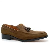 New Mens Tassel Loafers Faux Suede Leather Slip On Shoes Smart Driving Size 6-11