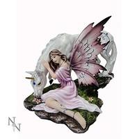 Nemesis Now - Calmina Pink Maiden Fairy & Unicorn Figurine - 25.5cm