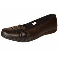 New Girls AVA Slip On Black SCHOOL Shoe Sizes UK 13 - 1 - 2 - 3 - 4 - 5