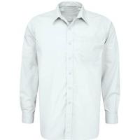 New Long Sleeved Boys School Uniform Smart Shirt Pack of 2