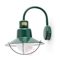 newport exterior wall lamp in green