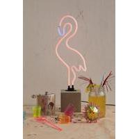neon flamingo table lamp pink