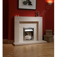 Nelson Limestone Fireplace Package With Gas Fire