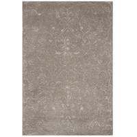 New Zealand Wool Natural Stone Floral Rug - Iso 120x170