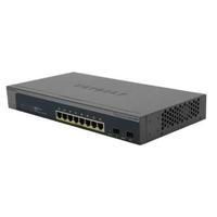 netgear prosafe 10 port gigabit ethernet poe smart switch with 2 sfps  ...